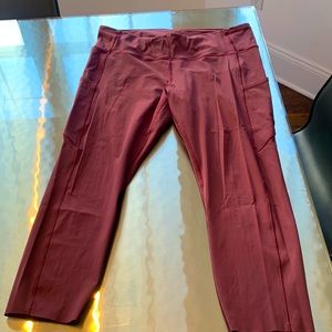 Lululemon fast and free high rise cropped leggings